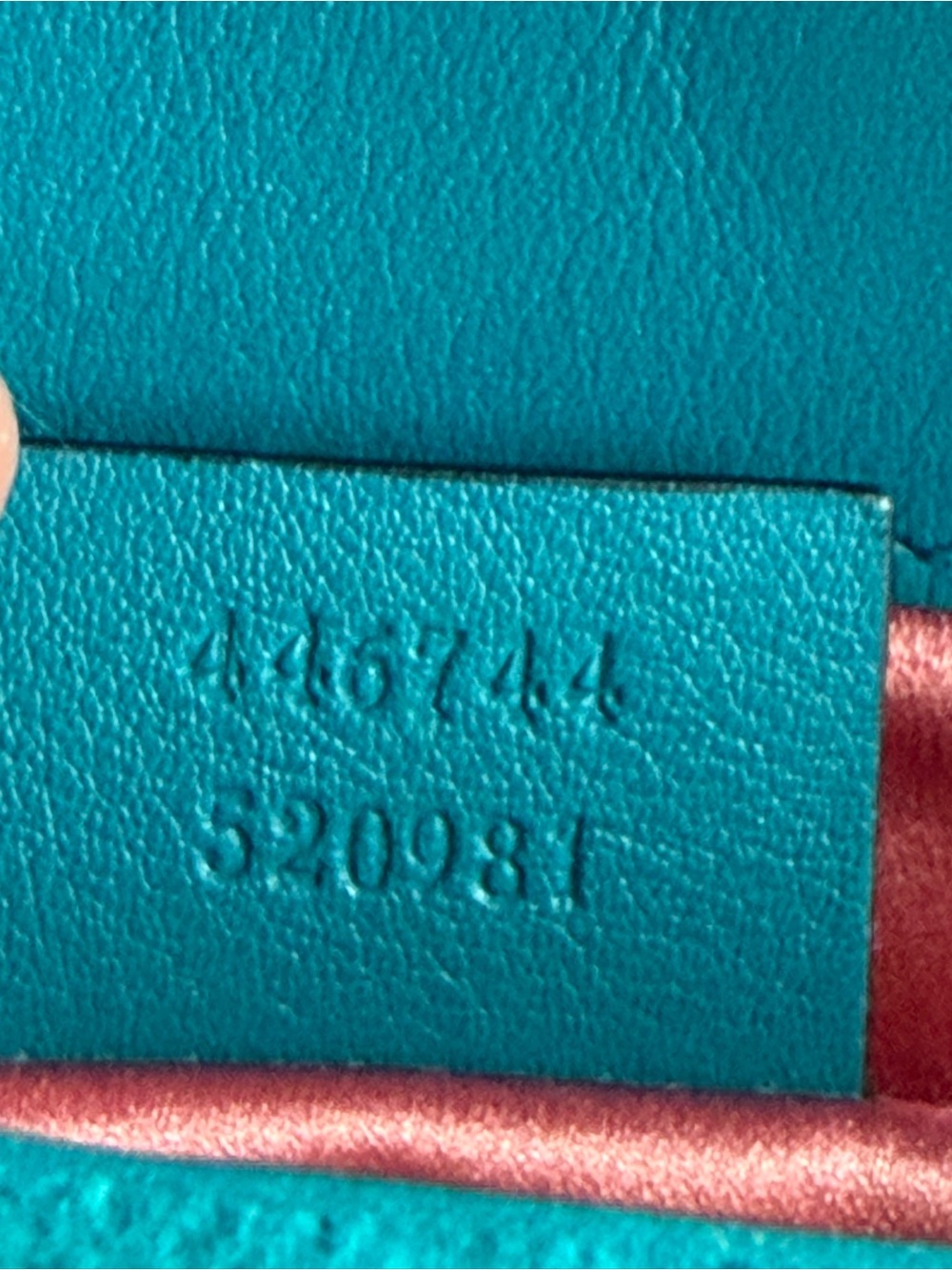 Gucci Teal Velvet GG Marmont Shoulder Bag with Gold Hardware Gorgeous!!! - Picture 16 of 16